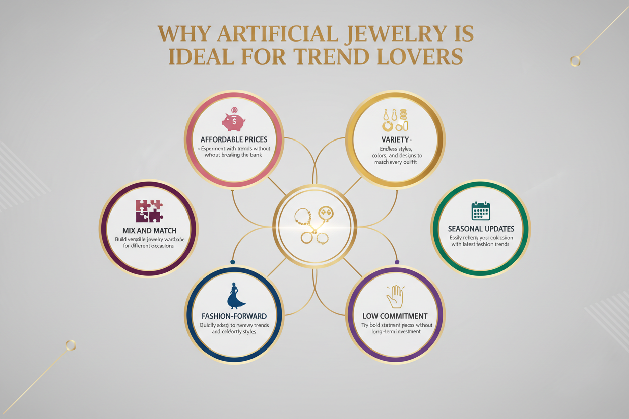 Why Artificial Jewelry Is Ideal for Trend Lovers